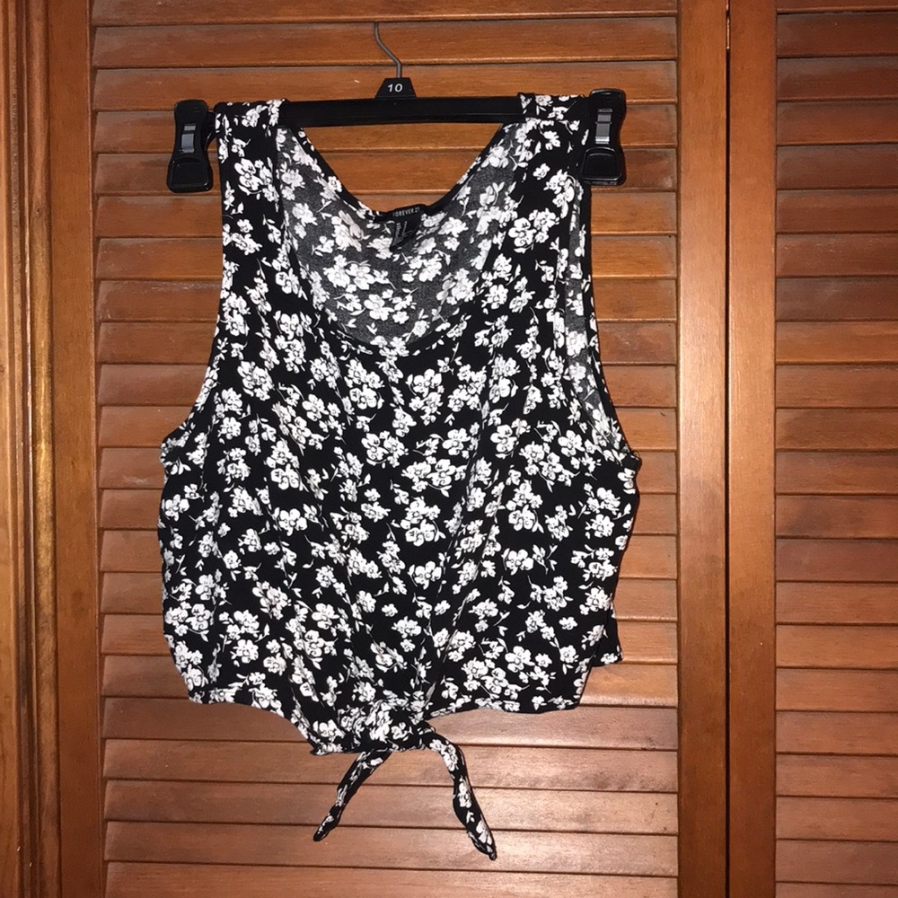 Forever 21 floral shirt